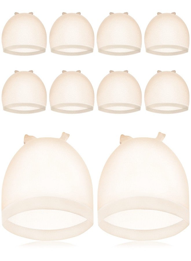IKOCO HD Wig Cap, IKOCO 8Pcs Transparent Wig Cap for Women Lace Front Ultra Thin, Nude - Image 1
