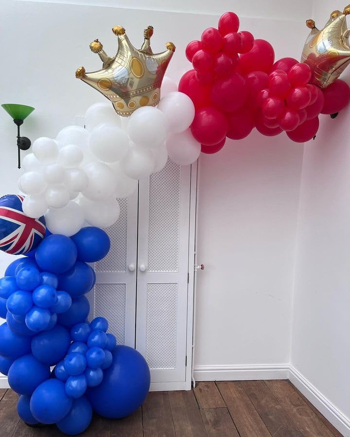 Bezente Royal Blue Latex Party Balloons - 150 Pack 5 Inch Matte Small Blue Helium Balloons For Birthday Bridal Shower Graduation Baseball Nautical Party Decorations - Image 4