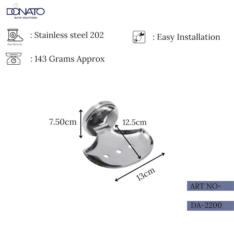 DONATO DONATO Replay Stainless Steel Towel Ring Holder Bathroom and Kitchen DA3902  - Image 3