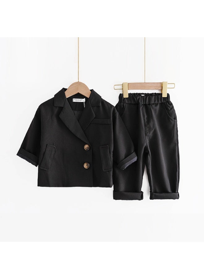 Shougu Boys' Fashionable Small Suit Set  - Image 1