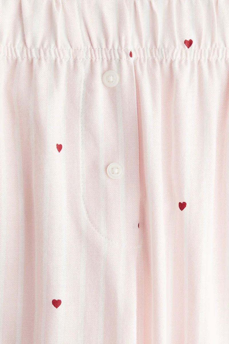 اتش اند ام بنطلون بيجاما من قطن الفلانيل