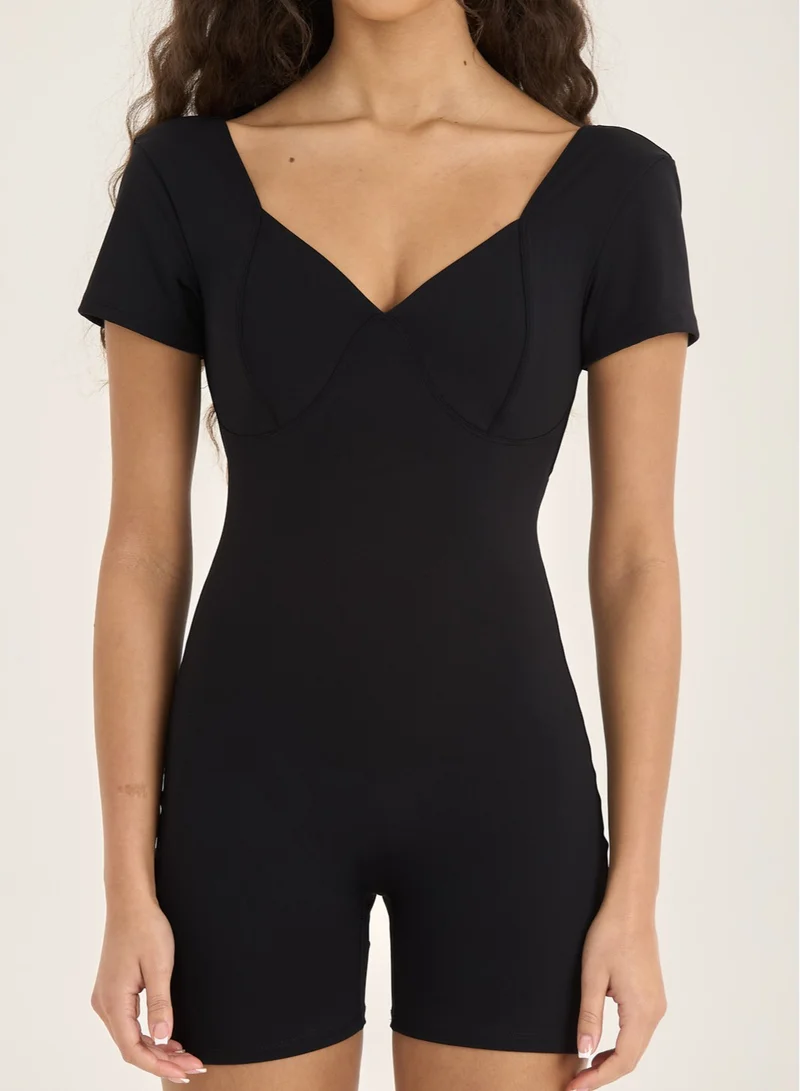 LOOM ARCHIVES Day Flow Open Back Unitard