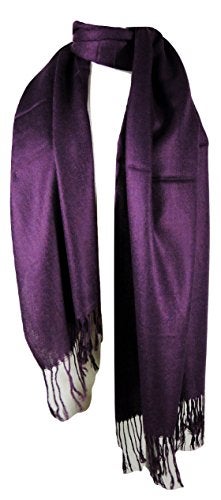 Tapp Collections Premium Pashmina Shawl Wrap Scarf - Purple - Image 5