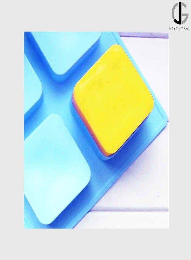 JoyGlobal 6 Cavity Square Shape Soap Mold (Output Weight Approx : 80 Grams) - Image 4