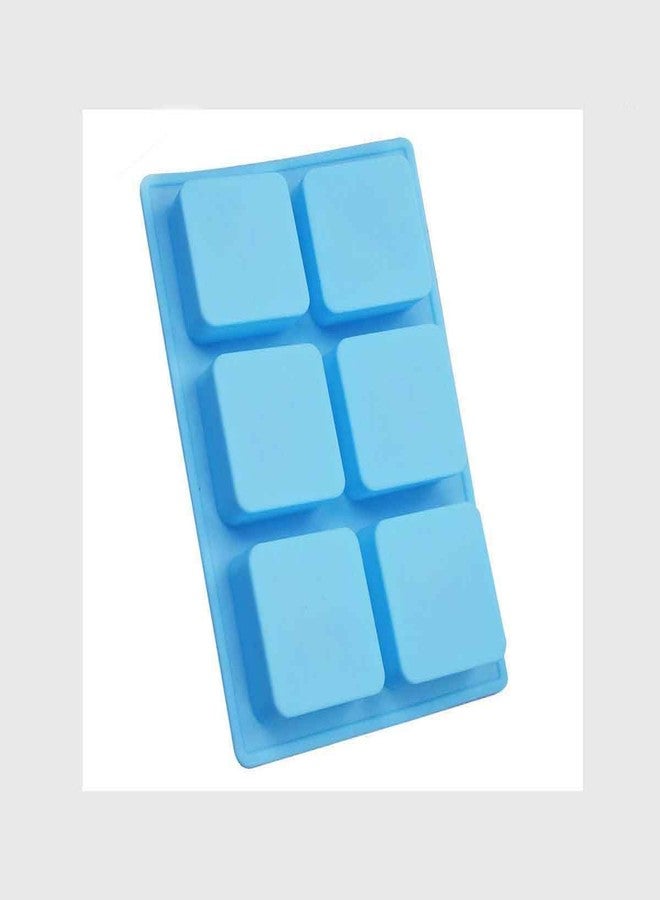 JoyGlobal 6 Cavity Square Shape Soap Mold (Output Weight Approx : 80 Grams) - Image 1