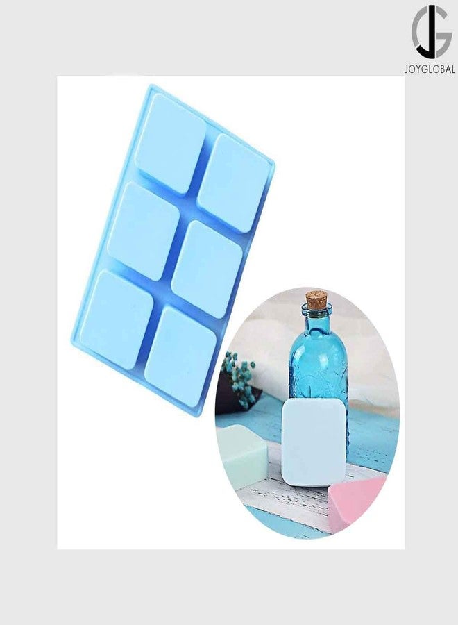 JoyGlobal 6 Cavity Square Shape Soap Mold (Output Weight Approx : 80 Grams) - Image 2