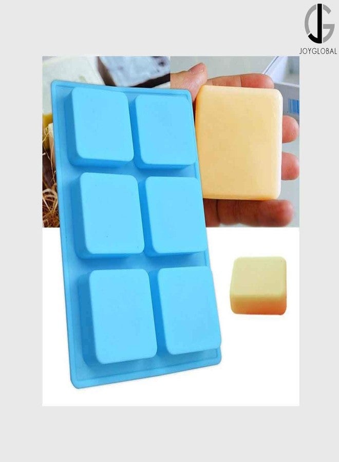 JoyGlobal 6 Cavity Square Shape Soap Mold (Output Weight Approx : 80 Grams) - Image 3