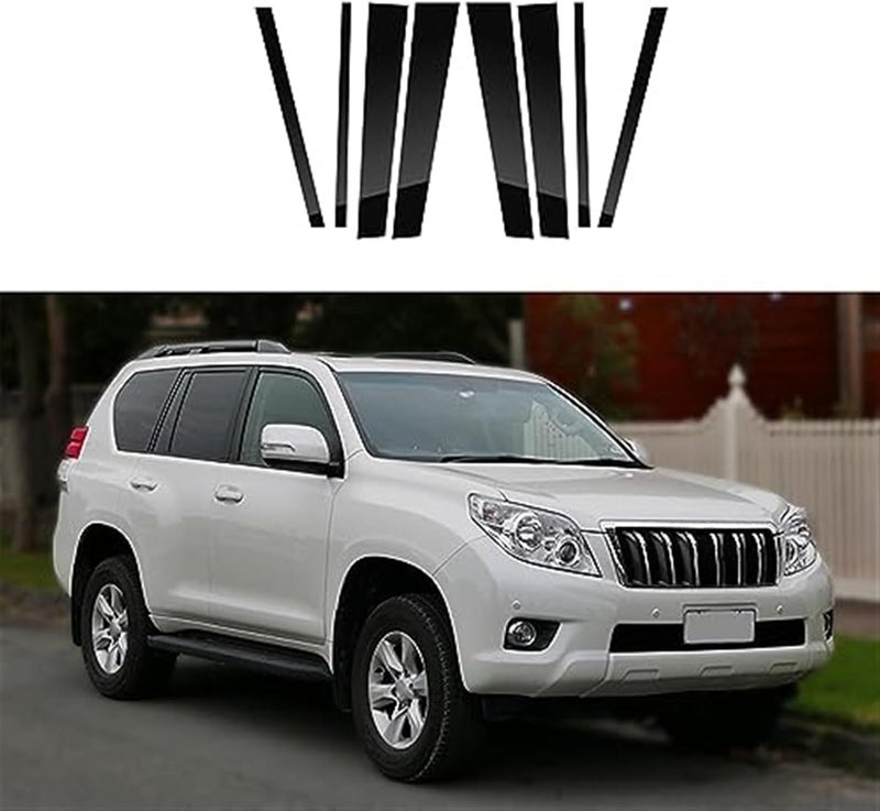 Wivplex Glossy Black Car Window Trim Cover for Toyota and Lexus - Image 5
