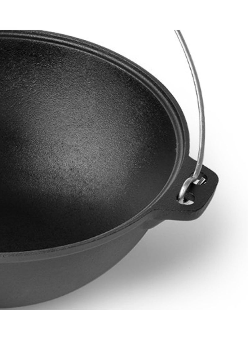 Fissman - Dutch Oven Cast Iron Cauldron 8.0L with Handle and Lid, Non-Stick Cast Iron Cauldron - Image 1
