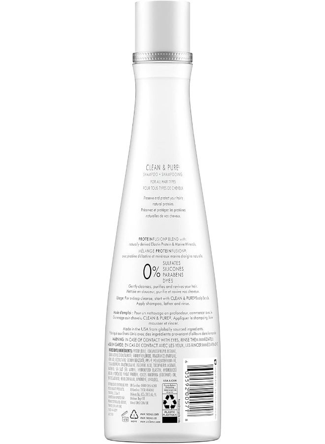 Nexxus Clean And Pure Clarifying Shampoo For Nourished Hair With Proteinfusion, Paraben-Free 13.5 Oz - Image 2