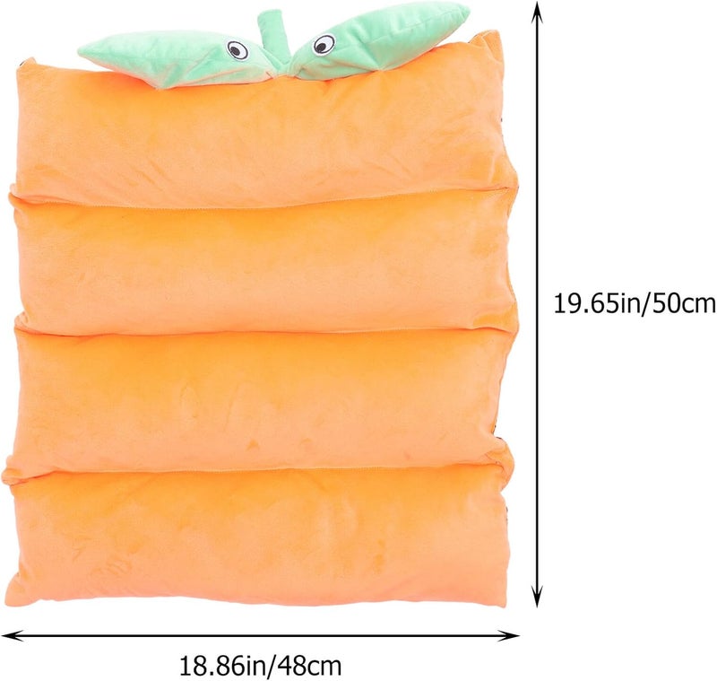 GALPADA Decorative Cat Tent Pet House with Thermal Pumpkin Pad Winter Warm Cushion Mat Indoor Bed for Cats and Small Dogs - Image 2