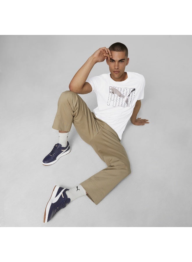 PUMA Ess+ Logo Lab Holiday Tee Puma White - Image 5