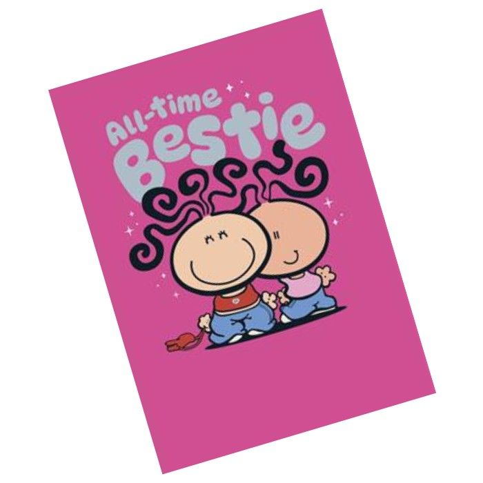 UK Greetings Bubblegum Blank Congratulations All Time Bestie Greeting Card - Image 2