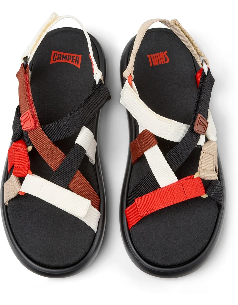 Camper Pelotas Flota Men Flat Sandals - Multicolour