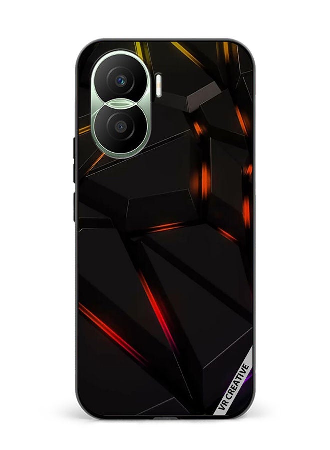 VR CREATIVE Protective Case Cover For Honor Play7T Pro Abstract Design Multicolour - Image 1