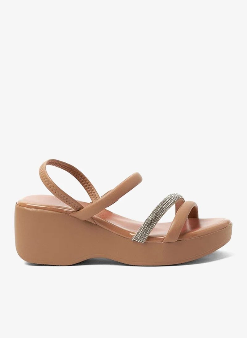 Beira Rio Nude Sandals for Women with Back Strap – Stylish & Supportive sling Back Ladies Sandals for Women | Best Price UAE