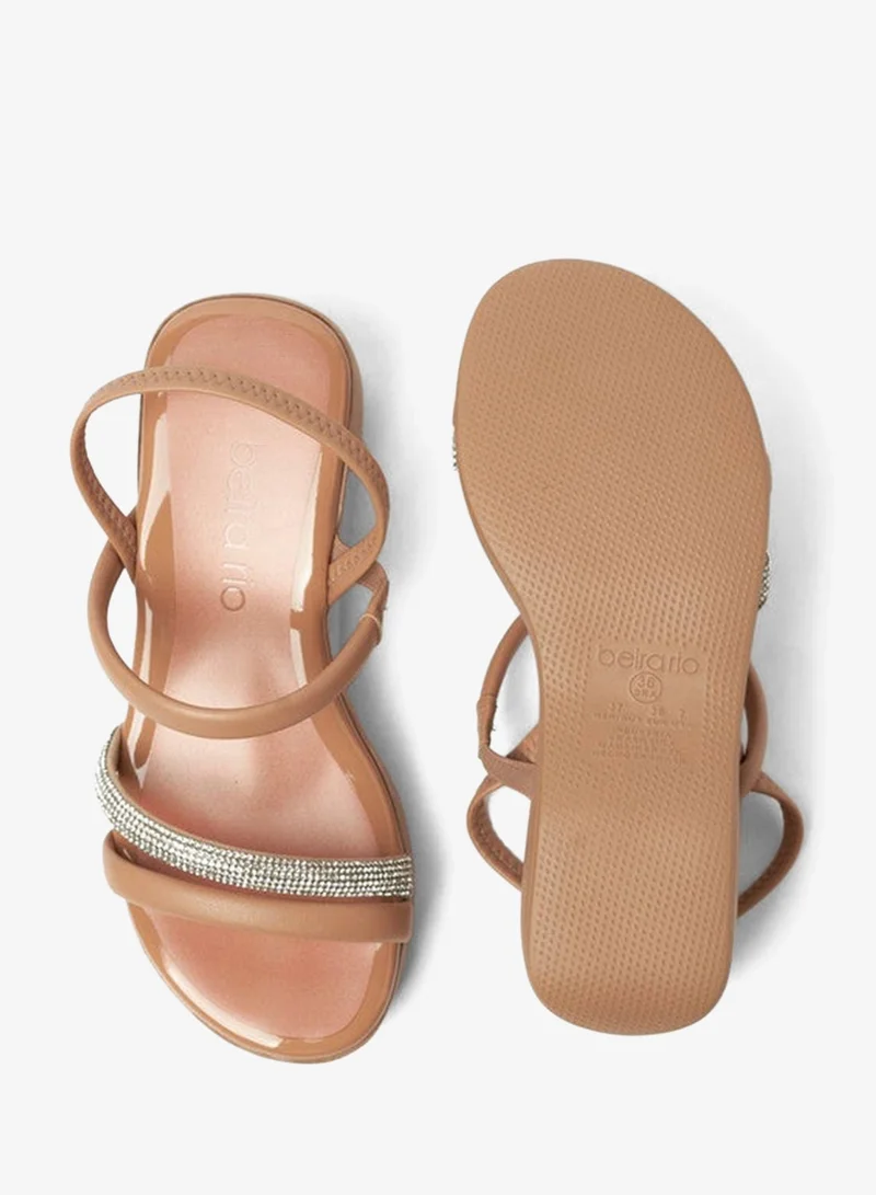 Beira Rio Nude Sandals for Women with Back Strap – Stylish & Supportive sling Back Ladies Sandals for Women | Best Price UAE