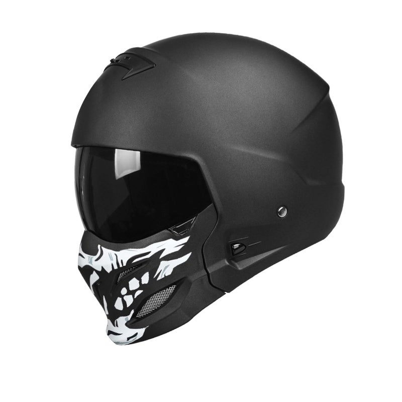 BwondMand Full Face Motorcycle Helmet with Removable Mask Motocross Helmet 3/4 Face Helmet for Bike UTV ATV Cruiser Scooter DOT Approved - Image 1