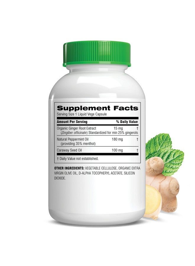 Botanic Choice صيغة الأعشاب للغازات والانتفاخ من بوتانيك تشويس - دعم هضمي طبيعي مع الزنجبيل، النعناع والكراوية - 30 كبسولة نباتية - Image 2