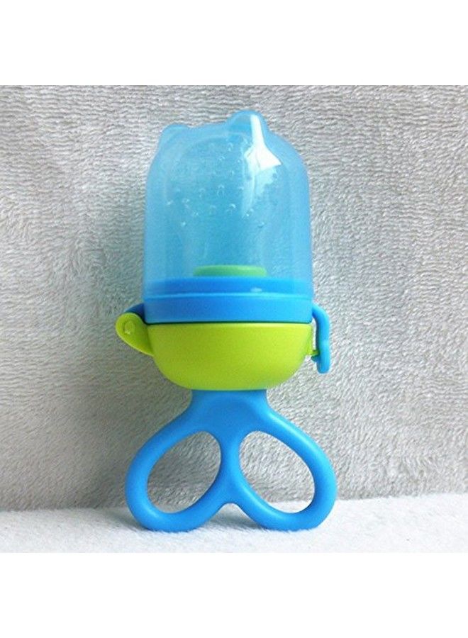 Tinny Tots Silicone Baby Food; Fruit Feeder; Baby Teether; Baby Soother (New Blue) - Image 2