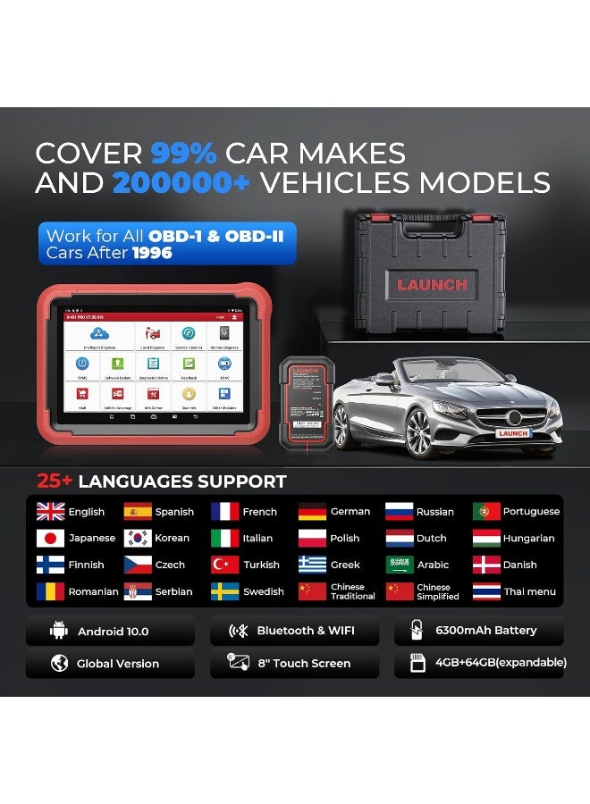 LAUNCH X431 PROS V+ 5.0, 2024 OBD2 Diagnostic Device