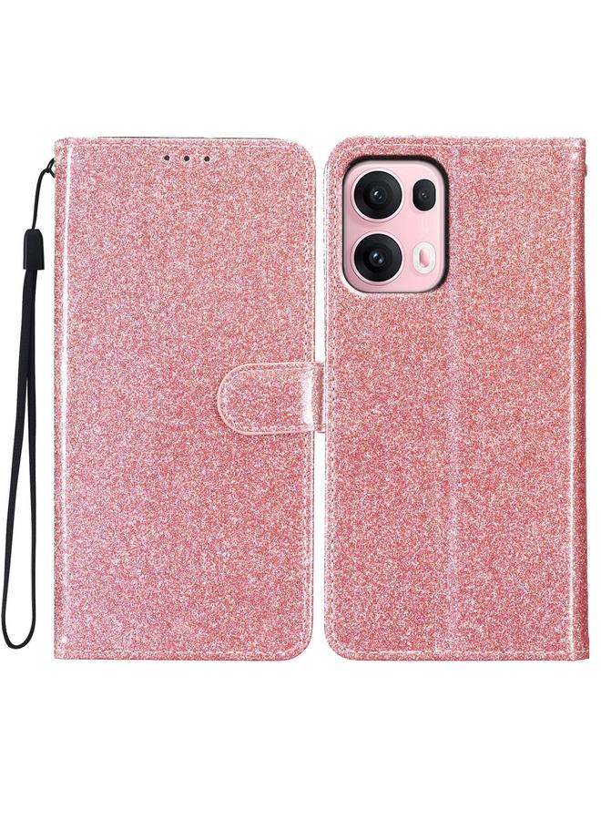 S-TOP Case For OPPO Reno13 Pro Global Glitter Powder Flip Leather Phone Case - Image 1