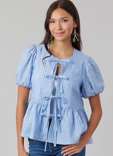McCalls M8557AA Easy to Make Misses Tops Sewing Pattern Packet Design Code M8557 Sizes 1012141618 - Image 3