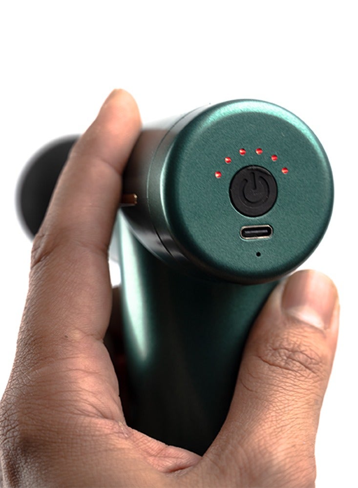 Generic Portable Mini Muscle Massager, 6 Speeds, 4 Massage Heads, USB-C Rechargeable Battery, Deep Massager for Muscle and Neck Pain  - Image 2