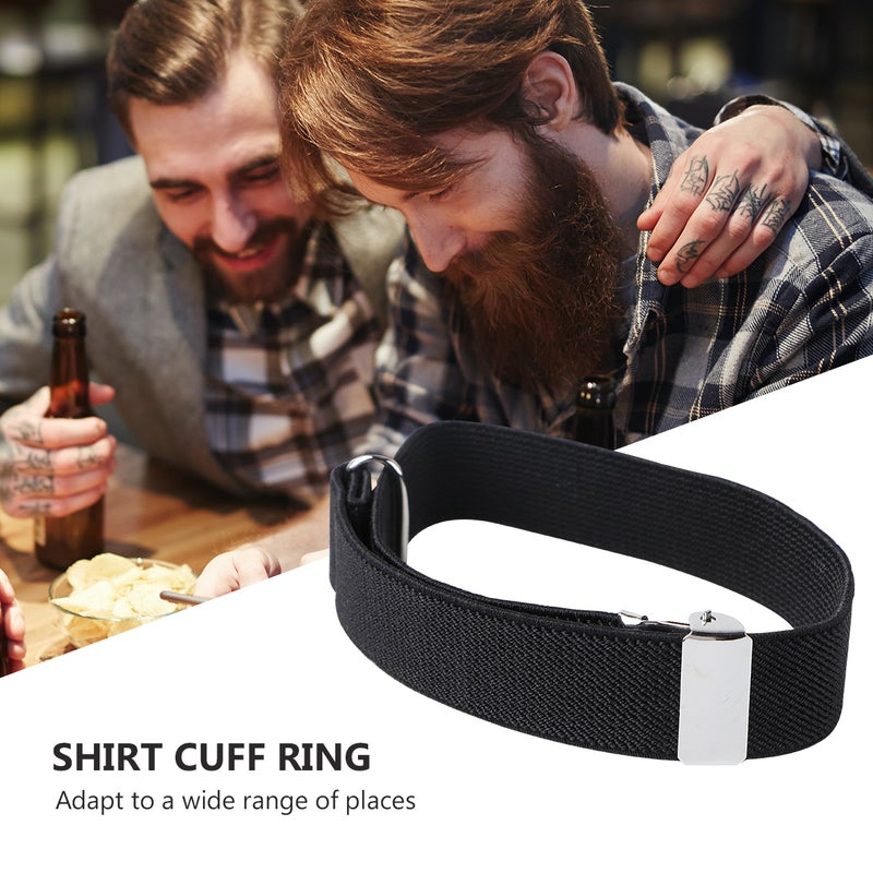 1 Pair Full Matching Armband Simple Elastic Armlet Unisex Armband for Women Men - Image 4