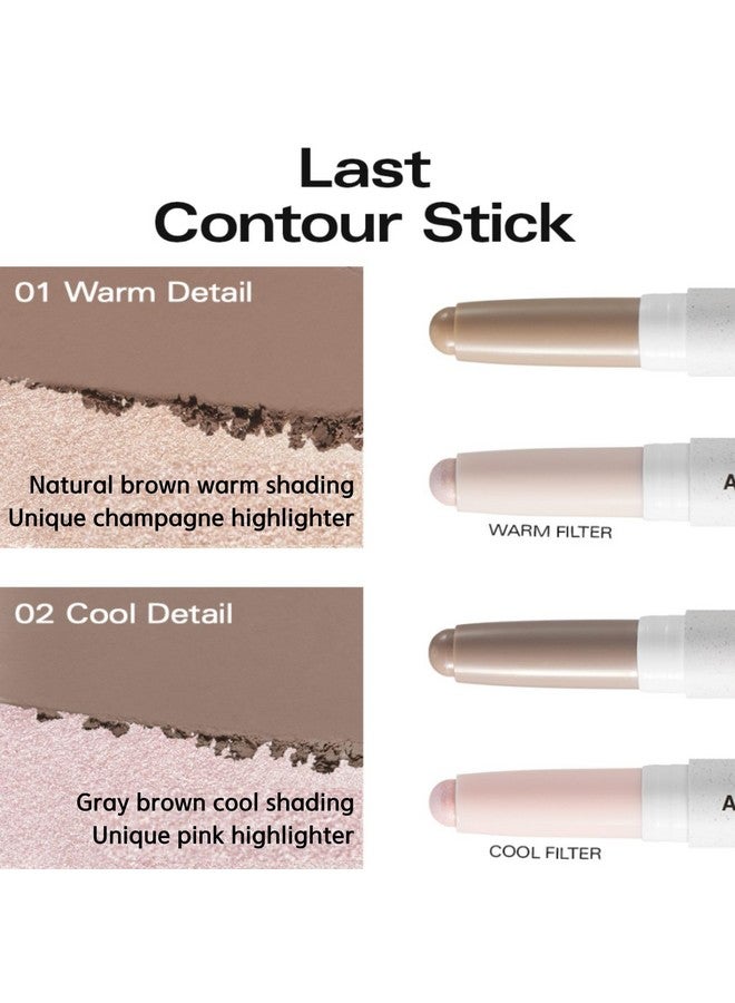 BBI@ BBIA Bbia Last Contour Stick - Dual-Sided Contouring & Highlighting Duo Stick Easy Dual-Ended Natural Contour & Highlight Blendable Buildable Longlasting Korean Face Makeup (02 Cool Detail, Pack Of 1) - Image 2