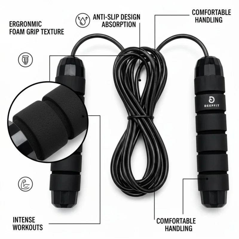 DEEPFIT Aluminum alloy handle skipping rope