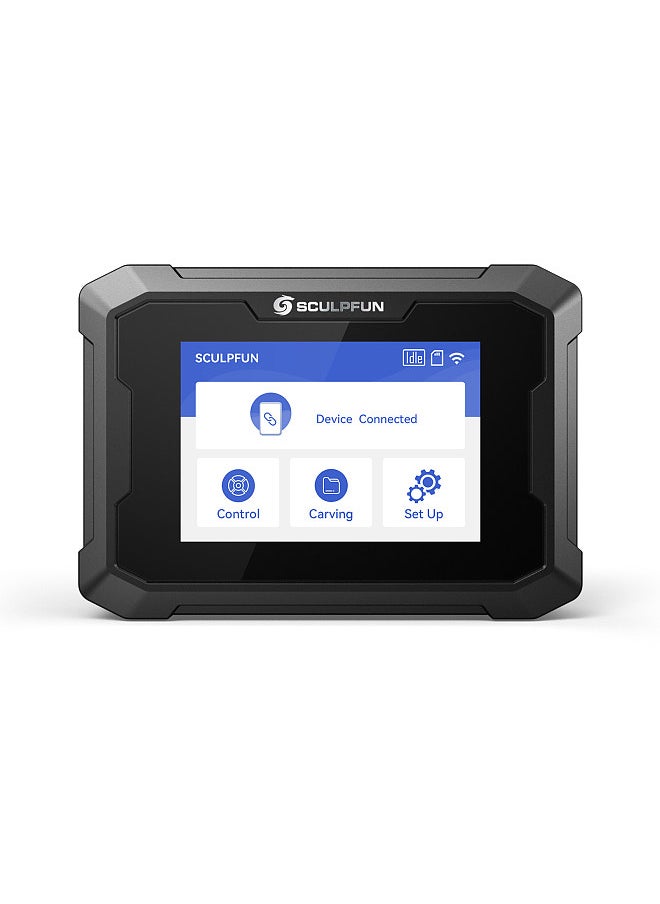 SCULPFUN - TS1 Laser Engraver Touchscreen 3.5-inch Control Terminal Real-time Slicing Function Used with SCULPFUN APP Suitable for Most Laser Engraving Machines - Image 1