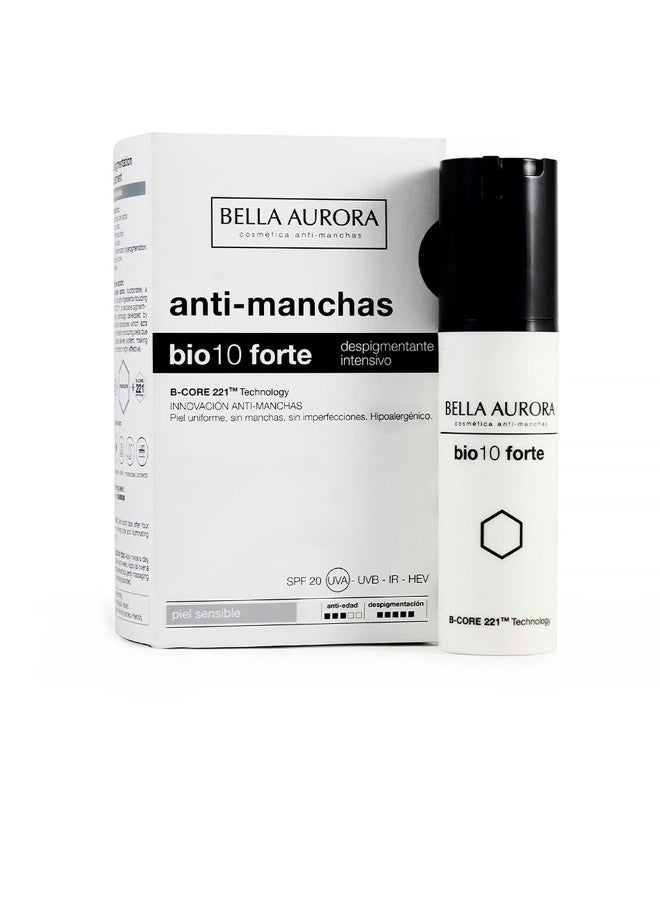 Bella Aurora Bio10 Forte Intensive Depigmenting Treatment for Sensitive Skin 30ml - Image 1
