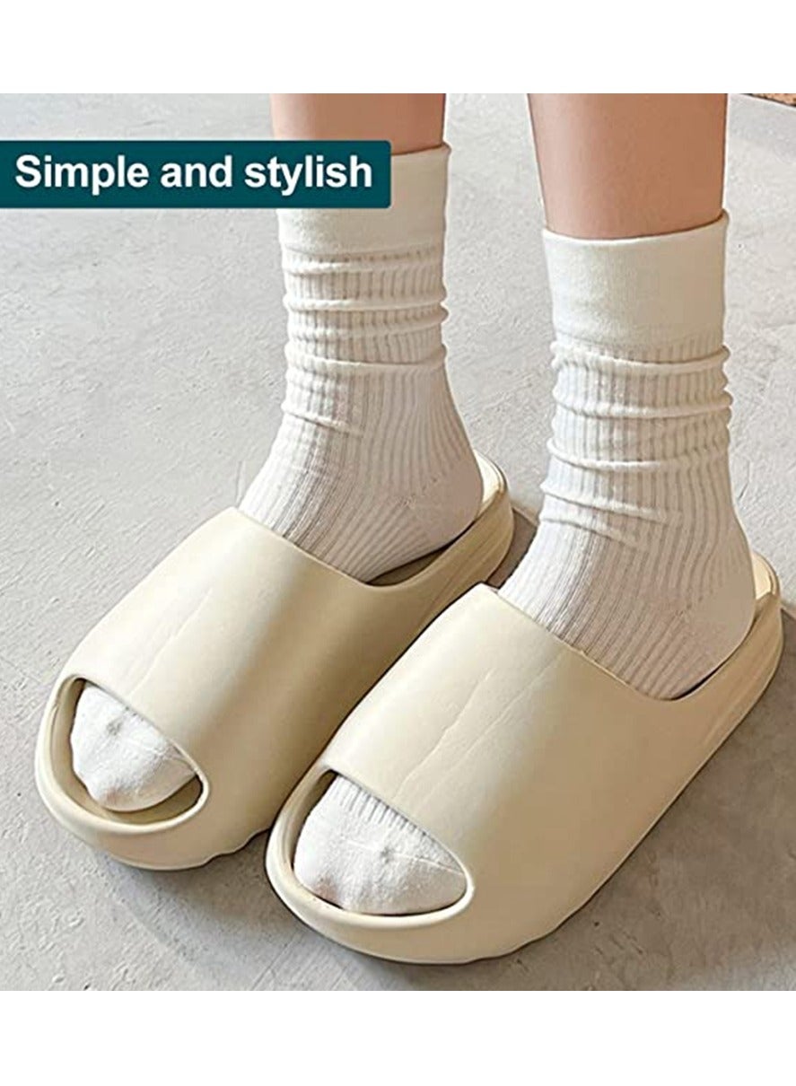 Bathroom Shower slippers anti skid quick drying shower slippers bathroom sandals super cushioning thick soles for Men and Women 