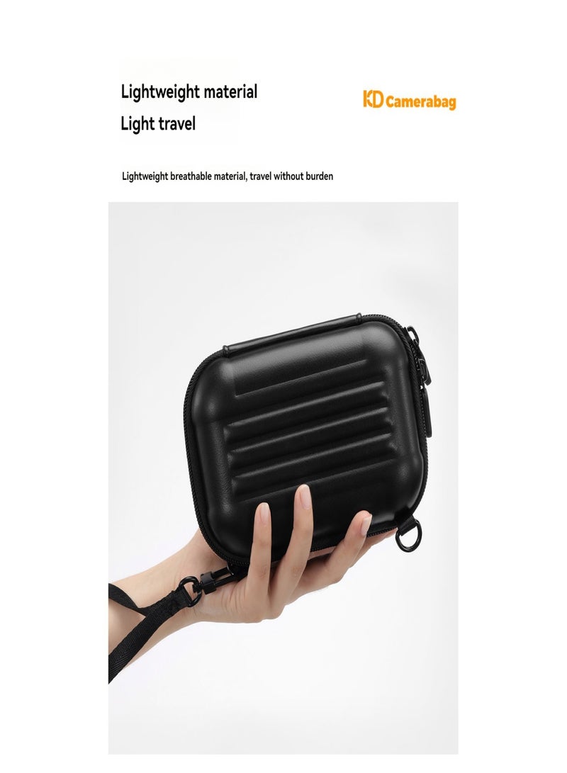 Cwatcun Caden Camera Organiser D158 Card Camera Bag EVA Hard Shell Drop-proof Crossbody Digital Bag Tiny Portable Storage Bag - Image 5