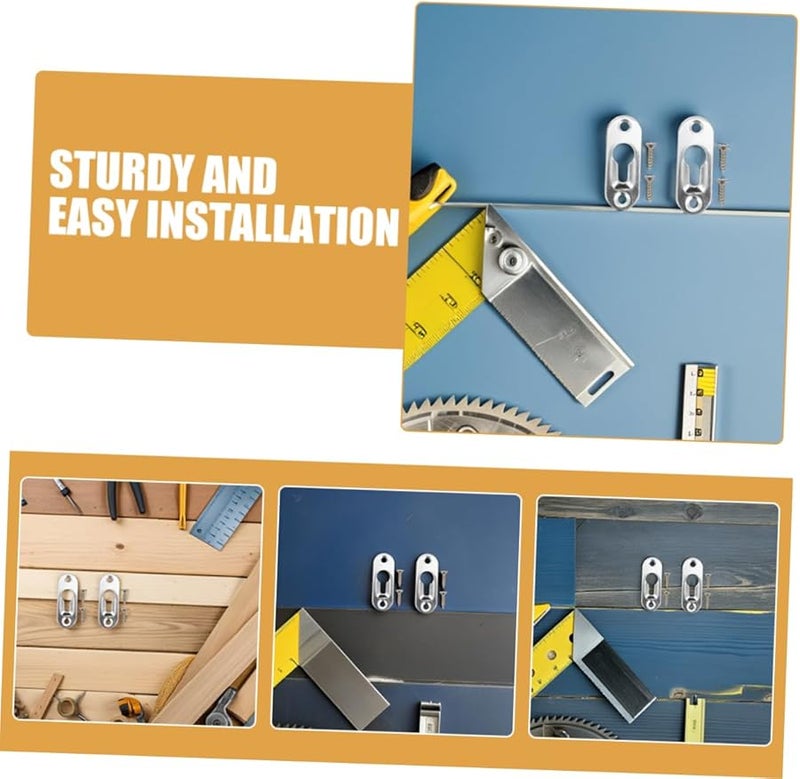 Artibetter هوك إطار صور متين معدات تعليق مثبتة على الحائط مع براغي - Image 4