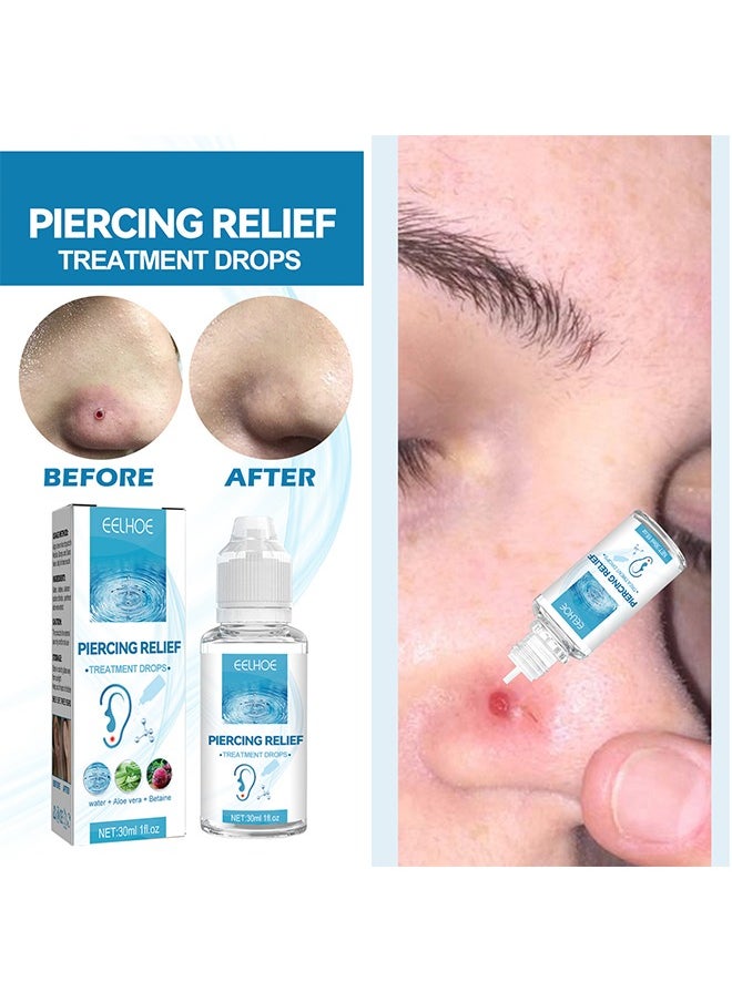 EELHOE Scar Mass Repair Drops, Keloid And Bump Treatment Drops, Piercing Bump Treatment, Healing and Soothing After Piercing Care, Reduce The Size And Appearance Of Scars ( 30ml )  - Image 3