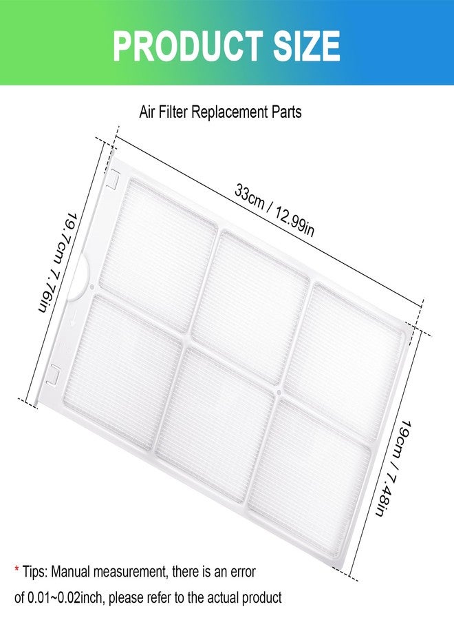Giokyi WJ85X21746 GE Air Conditioner AC Air Filter Replacement Replaces AP6280063, 4588851, A0010209471, PS12171954 for GE AHQ06LYQ1, AHQ06LYW1, AHR05LWQ1, AHR05LWQ2 - Image 3