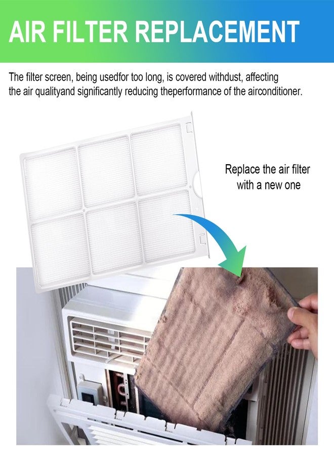 Giokyi WJ85X21746 GE Air Conditioner AC Air Filter Replacement Replaces AP6280063, 4588851, A0010209471, PS12171954 for GE AHQ06LYQ1, AHQ06LYW1, AHR05LWQ1, AHR05LWQ2 - Image 2