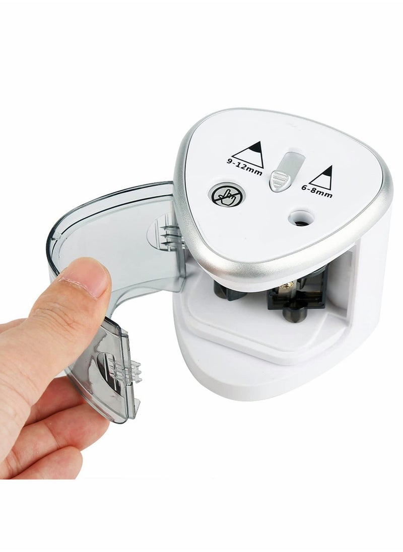 Excefore Electric Pencil Sharpener Auto-Stop Feature and Double Hole Modes, Suitable for Portable Sharpeners of 6-12mm Colored Pencils, Children Artist Adults Office School Home  - Image 5