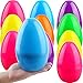 Cotiny 12 Pack 8 Inch Jumbo Easter Eggs Fillable Giant Colorful Plastic Easter Eggs Large Surprise Egg for Kids Adults Easter Hunt Party Favors Toys 6 Color - Image 4