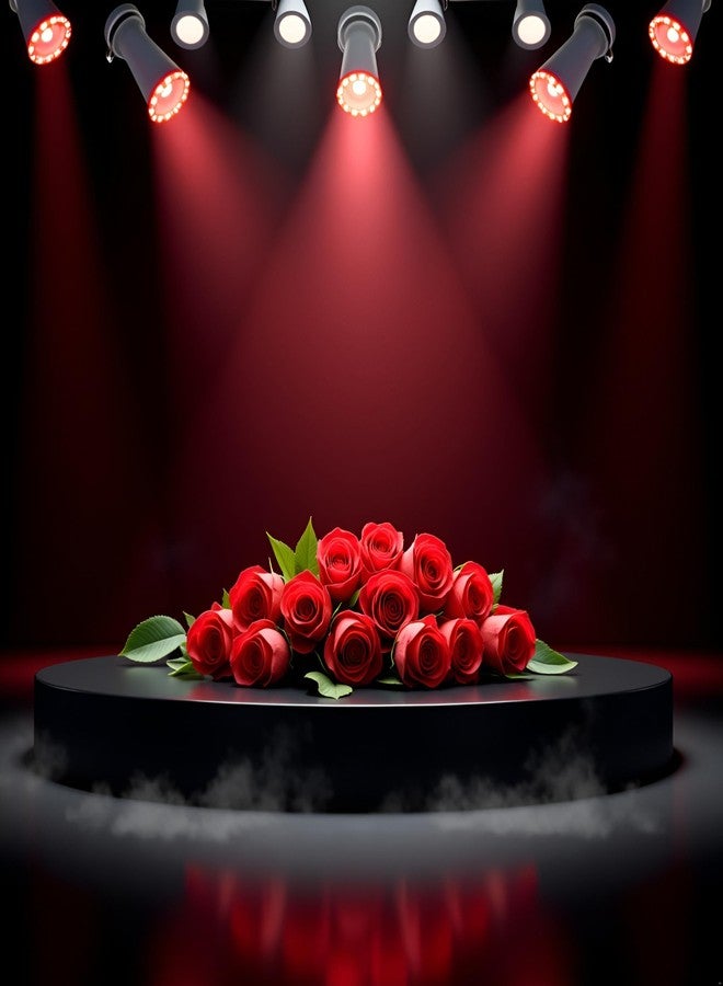 SquarezhenBo 5Pcs Red Magic Rose - Instant Blooming Flower Trick for Close-Up Magic, Collapsible Stage Props, Professional Magician Accessories and Party Illusion Tools - Image 2