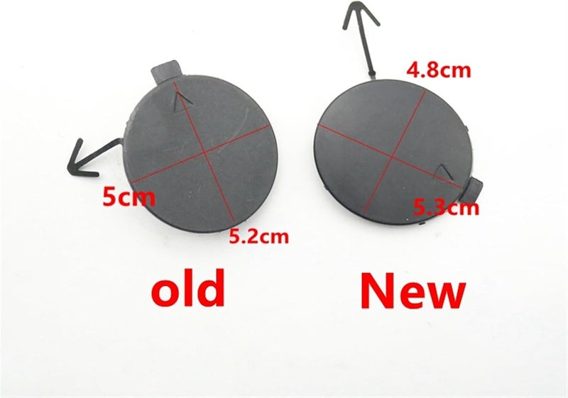 QASULER Tow Hook Eye Cover for JAC S5 - Image 3