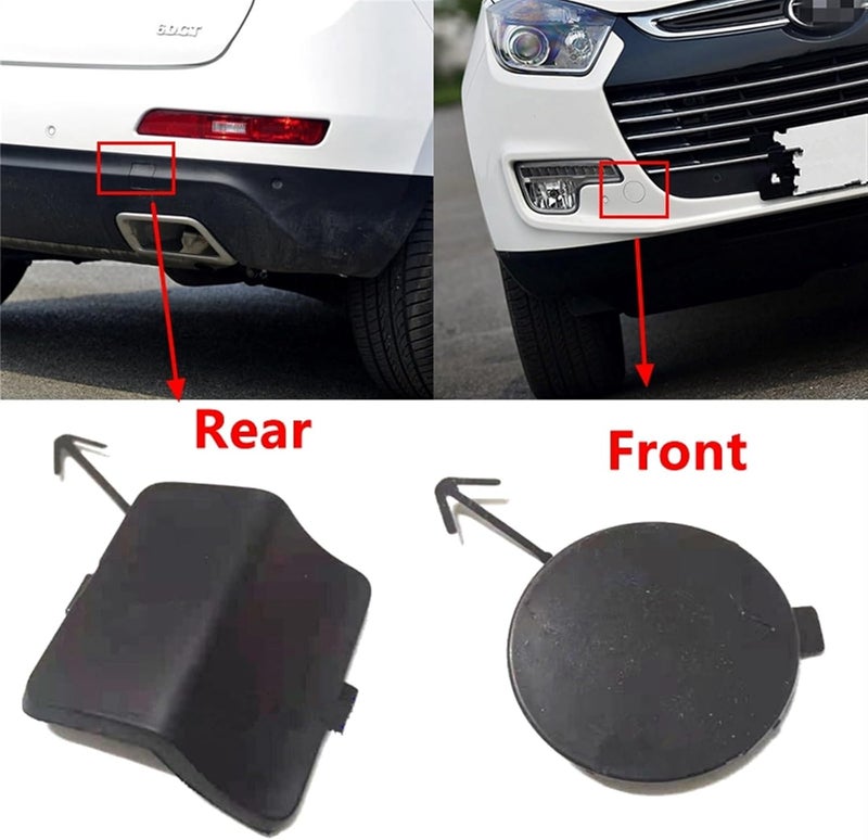 QASULER Tow Hook Eye Cover for JAC S5 - Image 2
