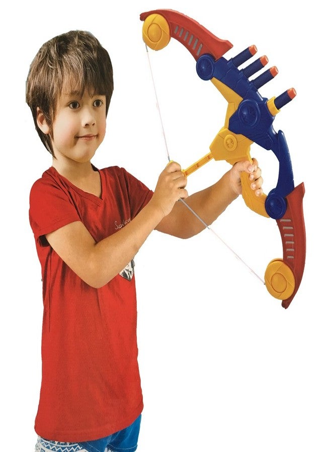 WenToyce Soft Arrow Bow Set for Kids Beginner, Easy Foam Archery Kit for Starters, with 4 Soft Darts Arrows, Safe Outdoor Indoor Shooting Games Activity for Toddler Boys Girls (Red) - Image 4