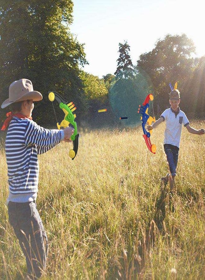 WenToyce Soft Arrow Bow Set for Kids Beginner, Easy Foam Archery Kit for Starters, with 4 Soft Darts Arrows, Safe Outdoor Indoor Shooting Games Activity for Toddler Boys Girls (Red) - Image 5