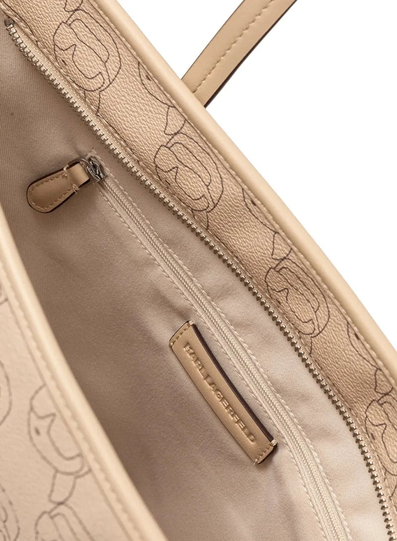Karl Lagerfeld Paris Karl Lagerfeld Paris Ikon Monogram Large Tote Bag  - Image 3