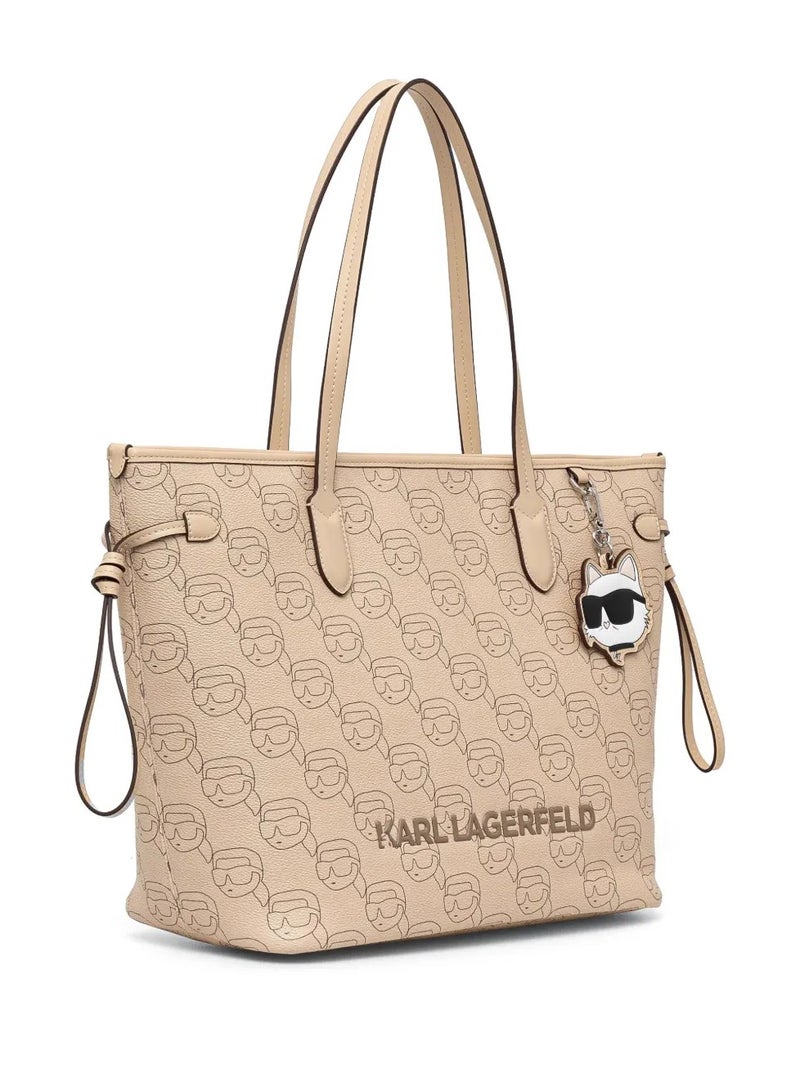 Karl Lagerfeld Paris Karl Lagerfeld Paris Ikon Monogram Large Tote Bag  - Image 2