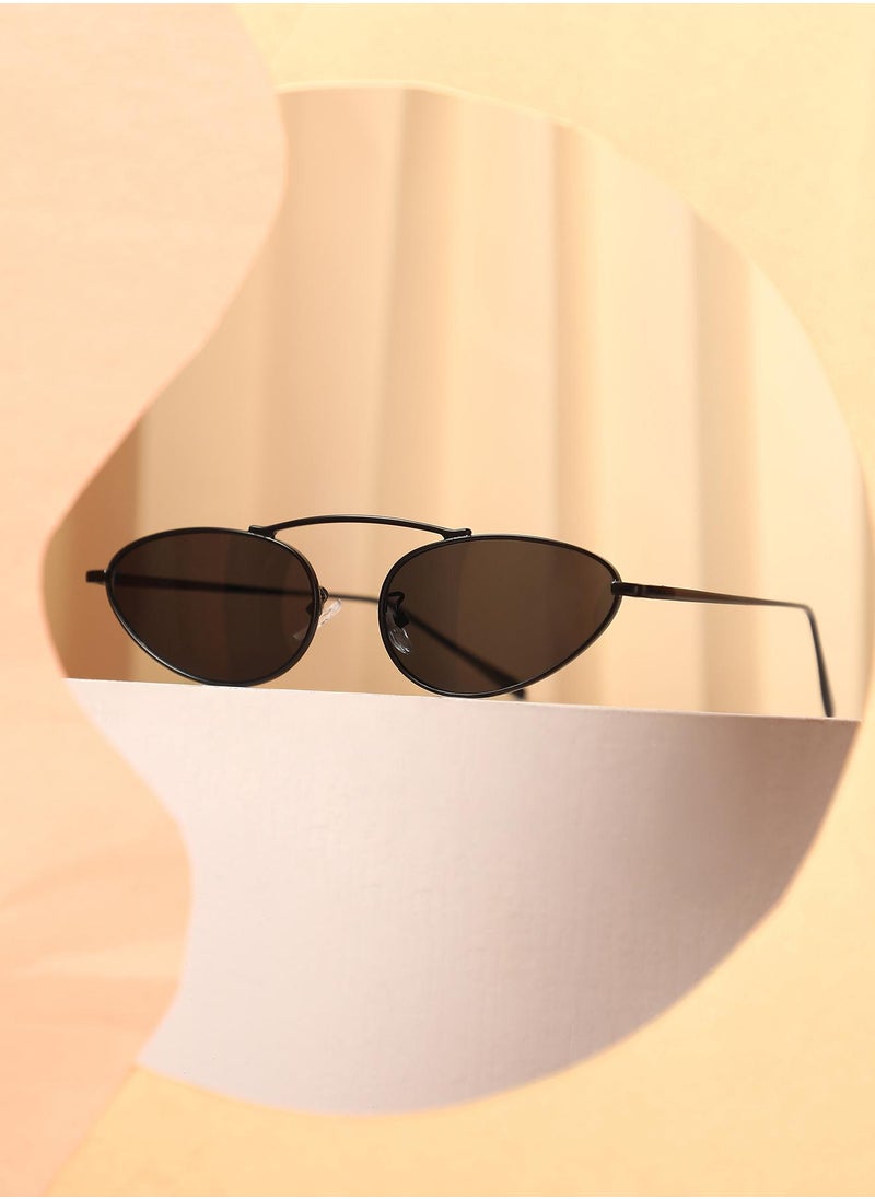 Haute Sauce Polarized Full Rim Cat Eye Sunglasses For Women  - Image 2