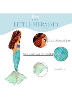 Franco Disney'S The Little Mermaid Live Action Movie Ariel Bedding Super Soft Plush Cuddle Pillow Buddy (Official Licensed Disney Product)  - Image 3